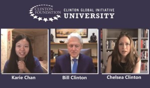 LU student discusses with former US President Bill Clinton about challenges faced during pandemic
